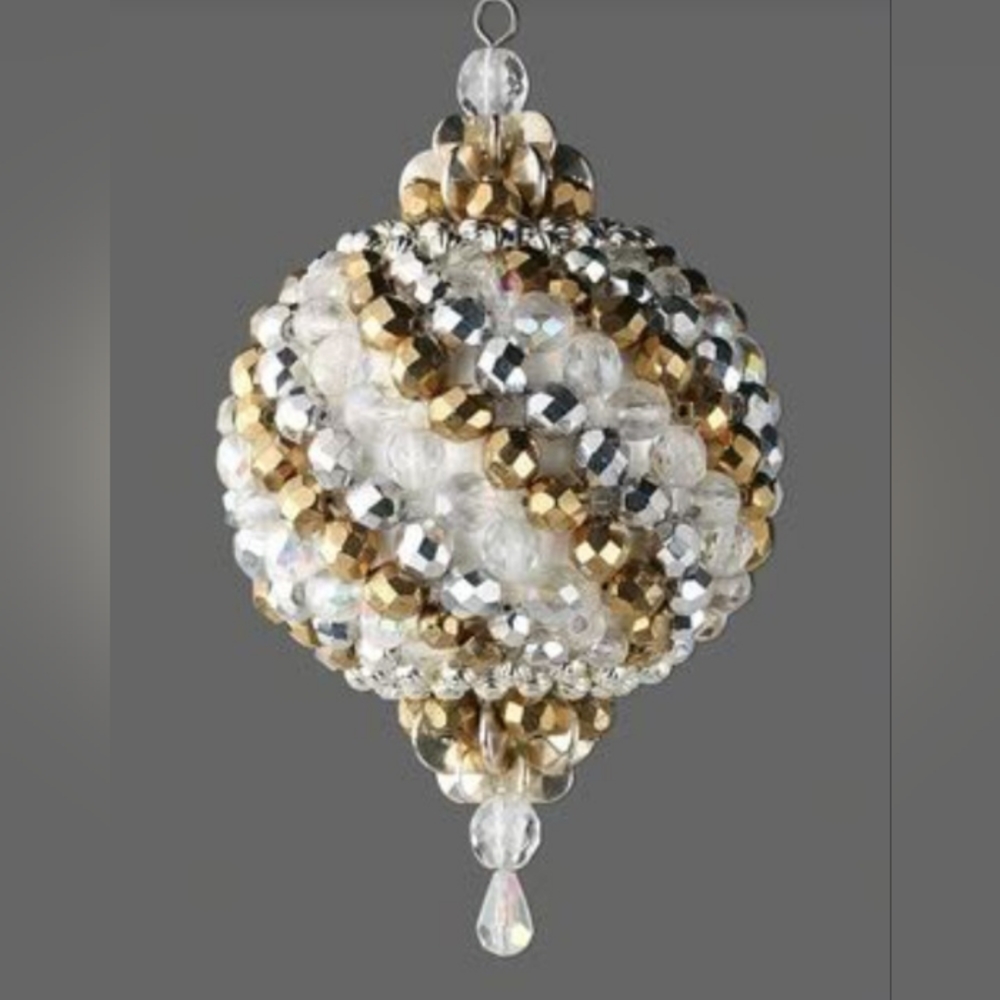 Beaded ornament cover